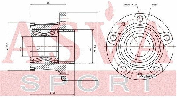 Wheel Hub (FTWH-DUCMR)