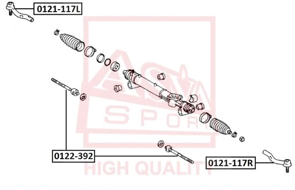 Tie Rod End (0121-117L)
