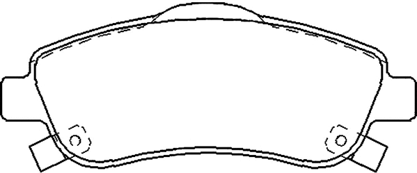 Brake Pad Set, disc brake (AKD-8917)