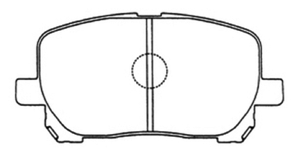 Brake Pad Set, disc brake (AKD-1066)