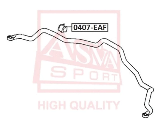 Bushing, stabiliser bar (0407-EAF)