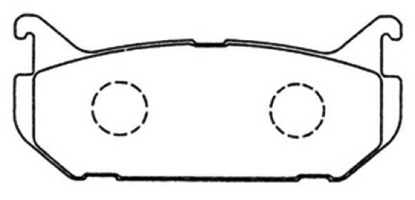 Brake Pad Set, disc brake (AKD-1164)