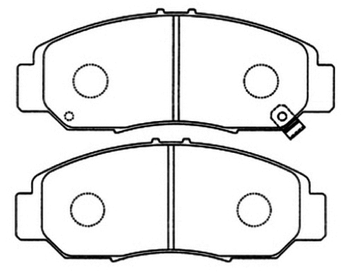 Brake Pad Set, disc brake (AKDC-8465)