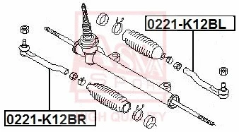Tie Rod End (0221-K12BR)