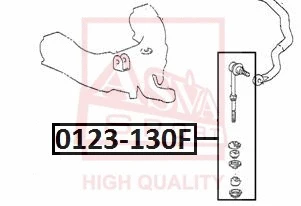 Link/Coupling Rod, stabiliser bar (0123-130F)