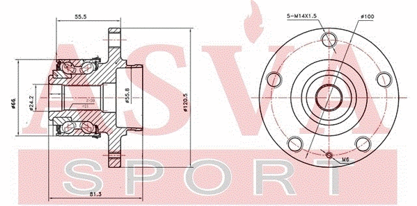 Wheel Hub (SKWH-6YMF)