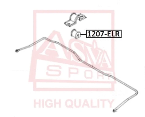 Bushing, stabiliser bar (1207-ELR)