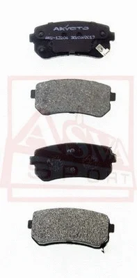 Brake Pad Set, disc brake (AKD-12206)