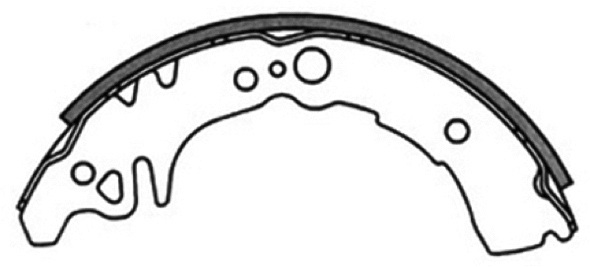 Brake Shoe Set (AKS-2350)