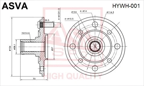 Wheel Hub (HYWH-001)