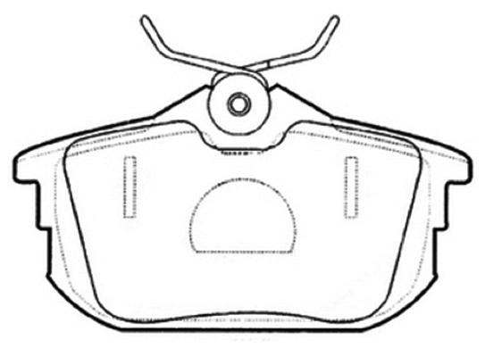 Brake Pad Set, disc brake (AKD-3593)