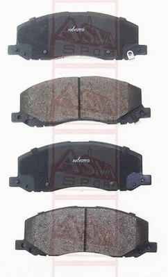 Brake Pad Set, disc brake (AKD-18105)