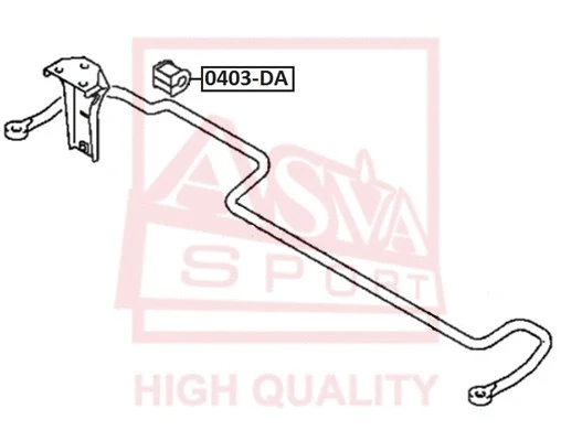 Repair Kit, suspension strut support mount (0403-DA)