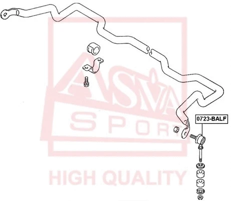 Link/Coupling Rod, stabiliser bar (0723-BALF)