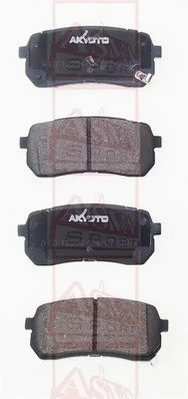Brake Pad Set, disc brake (AKD-12208)