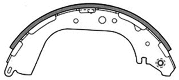 Brake Shoe Set (AKS-1189)