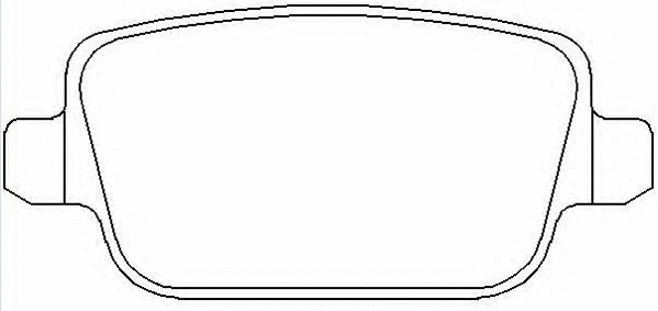 Brake Pad Set, disc brake (AKD-0461)