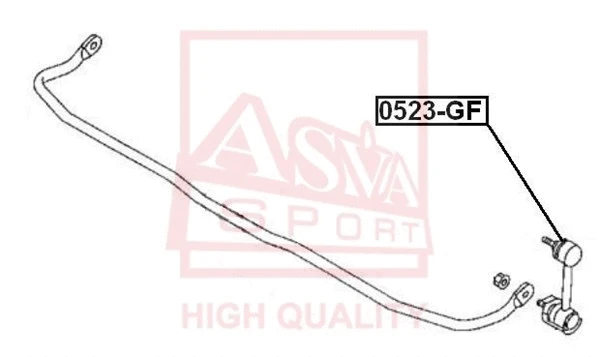 Link/Coupling Rod, stabiliser bar (0523-GF)