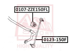 Link/Coupling Rod, stabiliser bar (0123-150F)