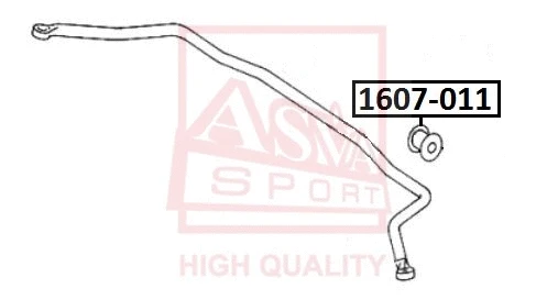 Bushing, stabiliser bar (1607-011)