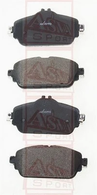 Brake Pad Set, disc brake (AKD-16109)