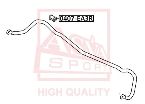Bushing, stabiliser bar (0407-EA3R)