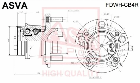 Wheel Hub (FDWH-CB4R)