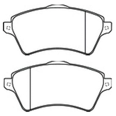 Brake Pad Set, disc brake (AKD-0181)