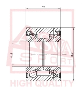 Wheel Bearing (DAC25520037)
