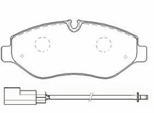 Brake Pad Set, disc brake (AKDC-0698)