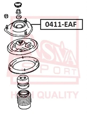 Mounting, shock absorber (0411-EAF)