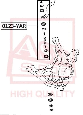 Link/Coupling Rod, stabiliser bar (0123-YAR)