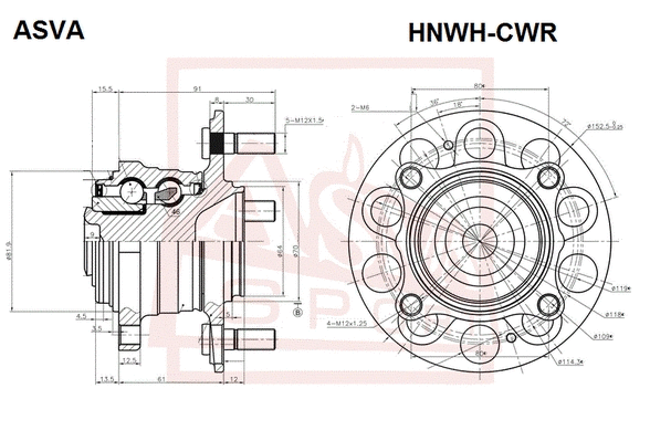 Wheel Hub (HNWH-CWR)