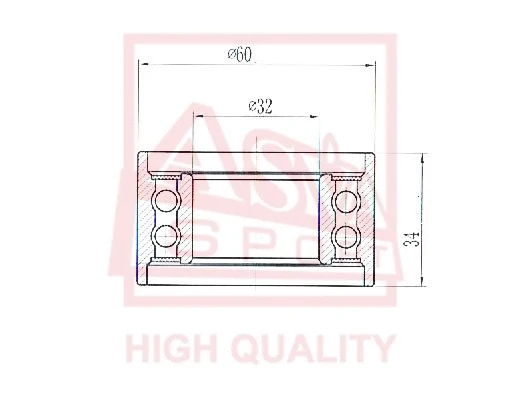 Tensioner Pulley, V-belt (SBBP-004)