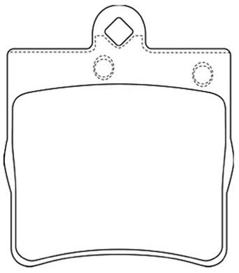 Brake Pad Set, disc brake (AKD-1319)