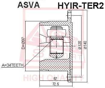 Joint Kit, drive shaft (HYIR-TER2)