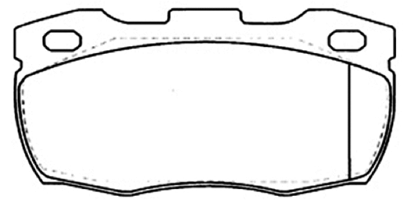 Brake Pad Set, disc brake (AKD-0243)