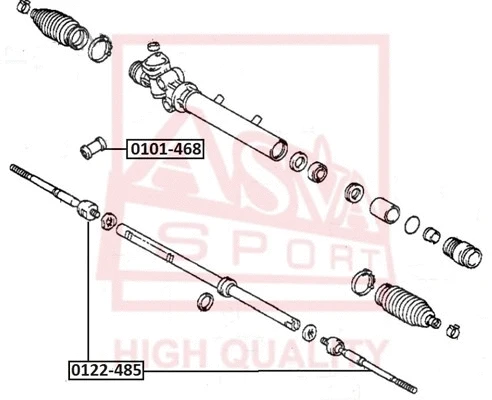 Inner Tie Rod (0122-485)