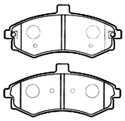 Brake Pad Set, disc brake (AKD-1060)