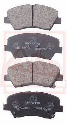 Brake Pad Set, disc brake (AKD-12106)