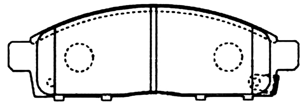 Brake Pad Set, disc brake (AKD-A284)