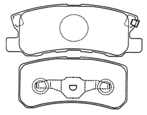 Brake Pad Set, disc brake (AKD-3450)