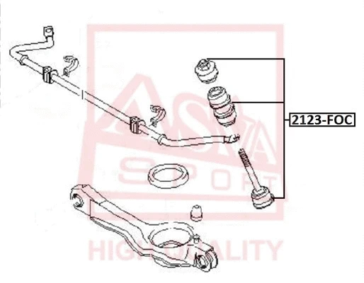Link/Coupling Rod, stabiliser bar (2123-FOC)