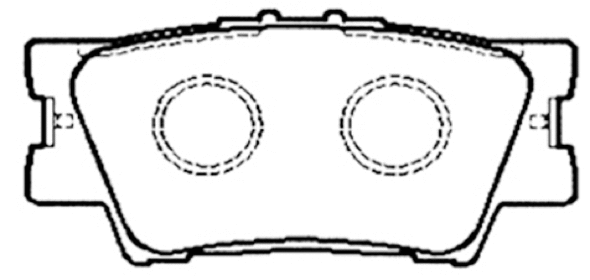 Brake Pad Set, disc brake (AKD-42060)