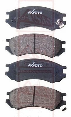 Brake Pad Set, disc brake (AKD-02104)
