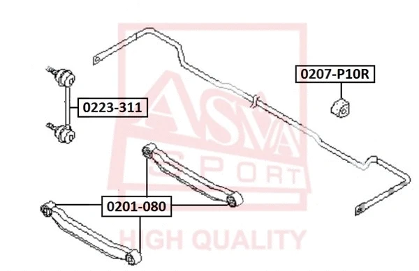 Link/Coupling Rod, stabiliser bar (0223-311)