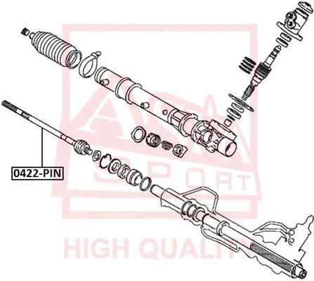 Inner Tie Rod (0422-PIN)