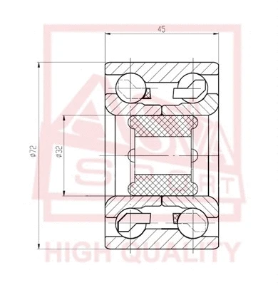 Wheel Bearing (DAC32720045)