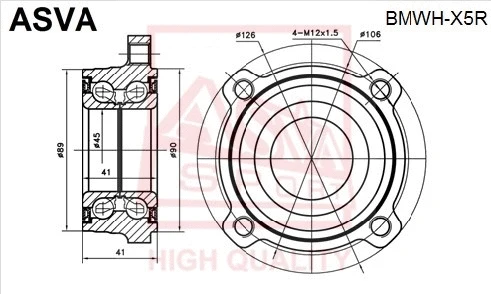 Wheel Hub (BMWH-X5R)