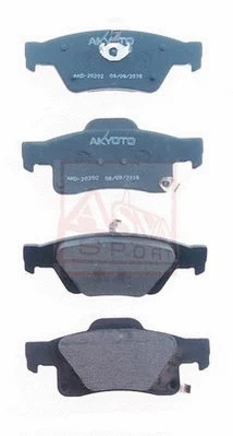 Brake Pad Set, disc brake (AKD-20202)